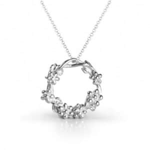 Silver Inner Goddess Necklace by Tales From The Earth