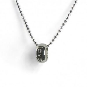Silver Love Word Circle Necklace by Tales From The Earth.