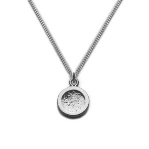 Silver Your Moon Necklace by Tales From The Earth